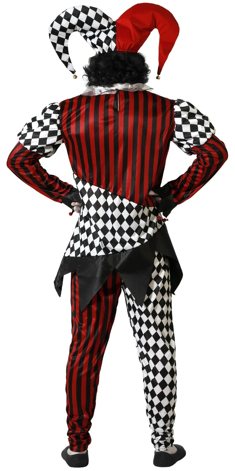 Disfraz de Arlequín Demoníaco para Hombre Payasos Asesinos Atosa